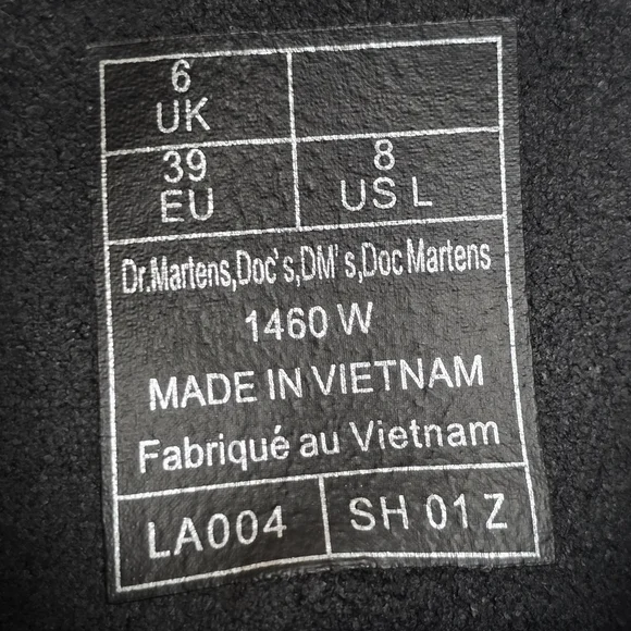 Dr. Martens Women's 1460 8-Eye Boot Butterfly Yellow Boots Shoes Size 8 New - Picture 4 of 9